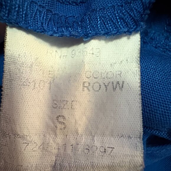 Cherokee Women Scrubs Pant Workwear Originals Drawstring Small, Royal Blue - Picture 3 of 4